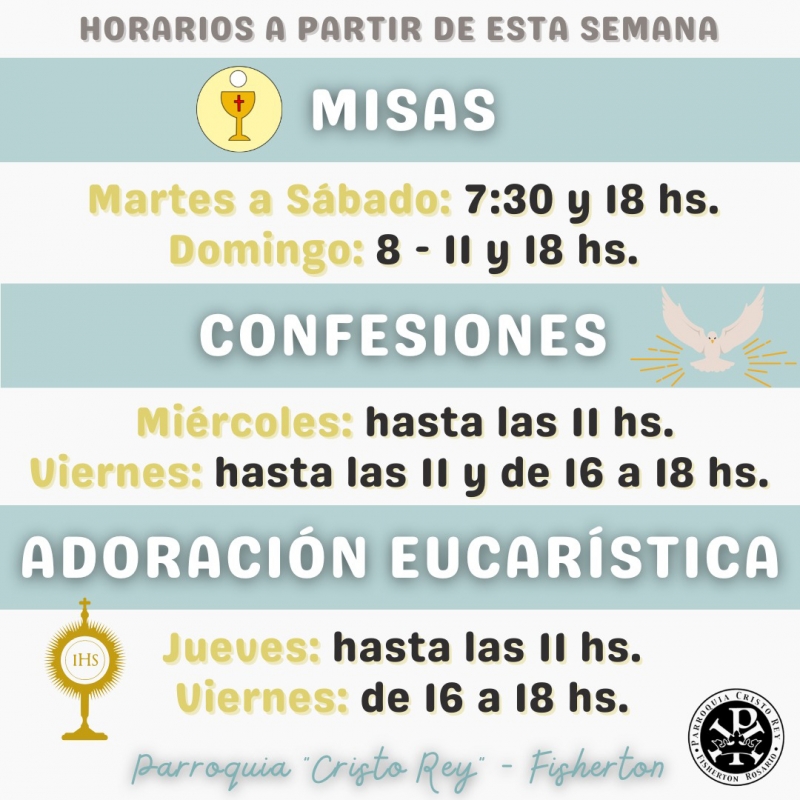 NUEVOS HORARIOS